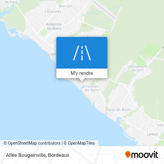 Allée Bougainville plan