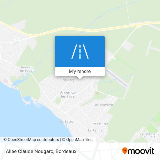 Allée Claude Nougaro plan