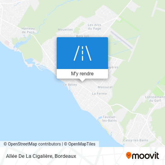 Allée De La Cigalière plan