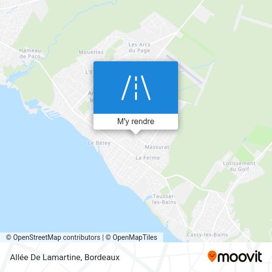 Allée De Lamartine plan