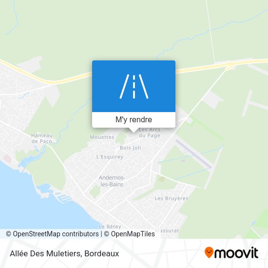 Allée Des Muletiers plan
