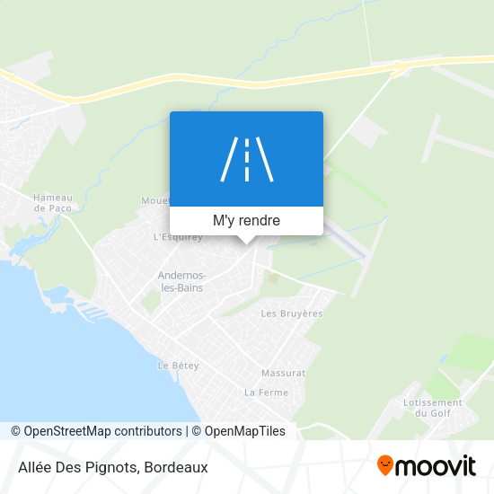 Allée Des Pignots plan