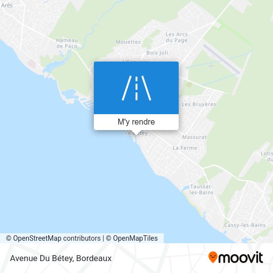 Avenue Du Bétey plan