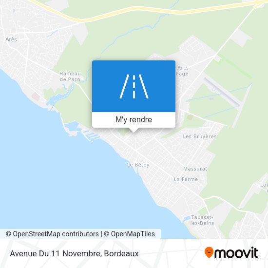 Avenue Du 11 Novembre plan