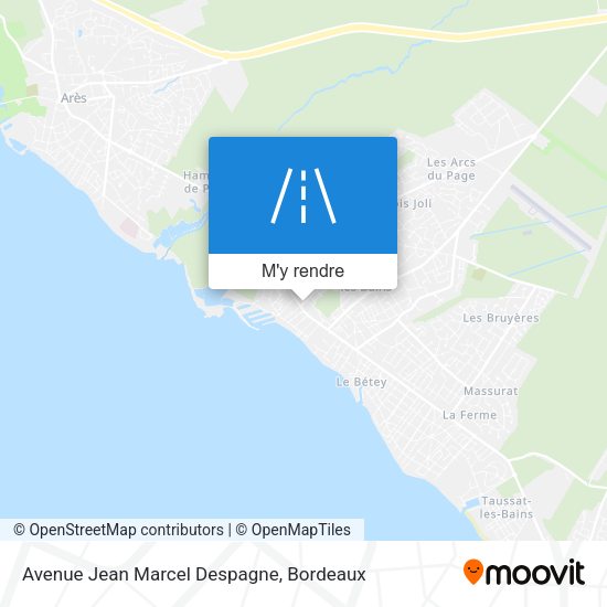 Avenue Jean Marcel Despagne plan