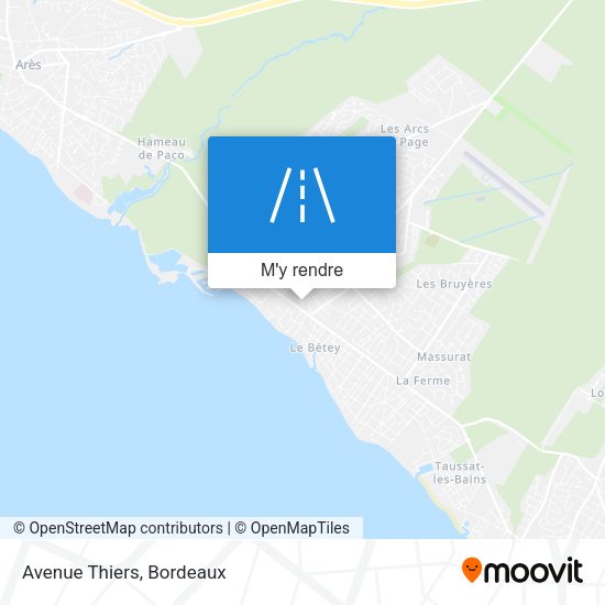 Avenue Thiers plan
