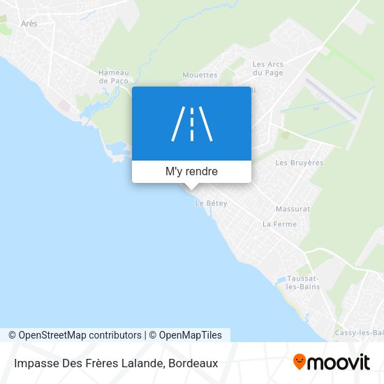 Impasse Des Frères Lalande plan