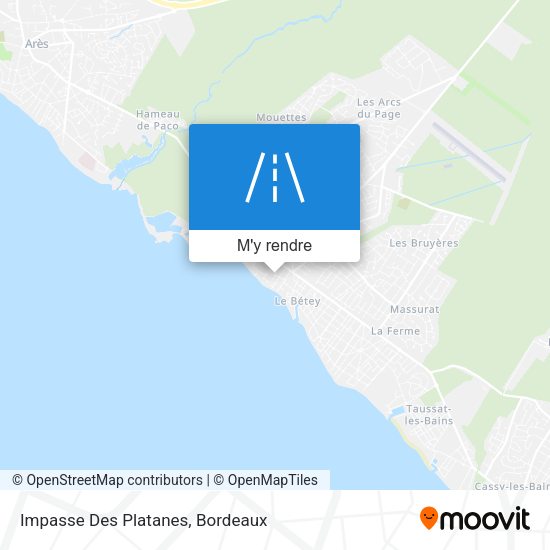 Impasse Des Platanes plan
