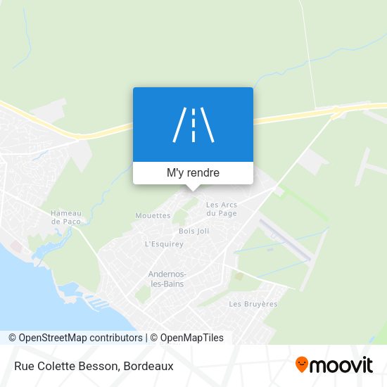 Rue Colette Besson plan