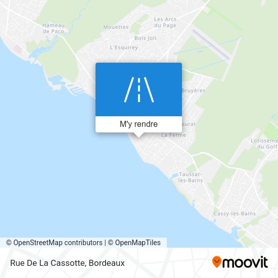 Rue De La Cassotte plan