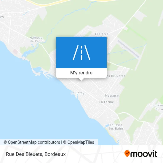 Rue Des Bleuets plan
