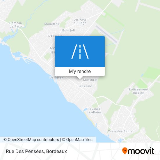 Rue Des Pensées plan
