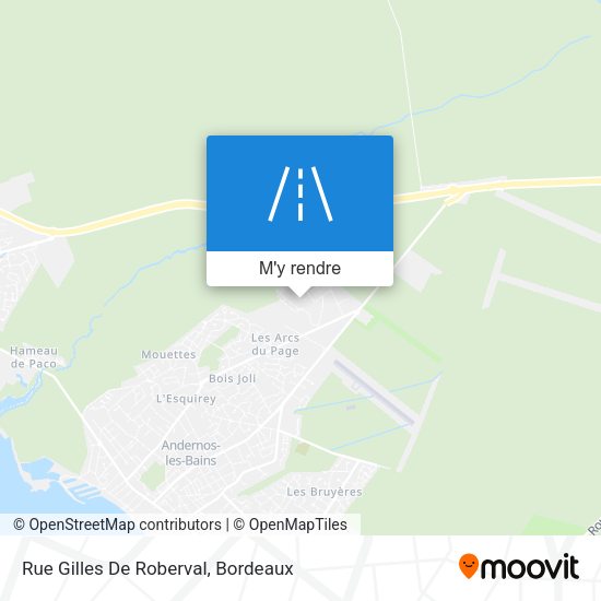 Rue Gilles De Roberval plan