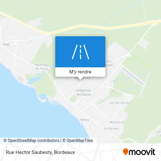 Rue Hector Saubesty plan