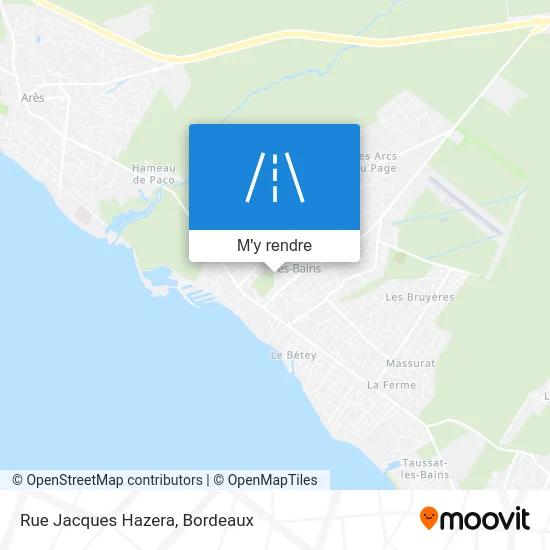 Rue Jacques Hazera plan