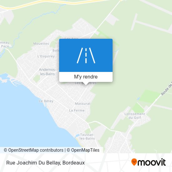 Rue Joachim Du Bellay plan