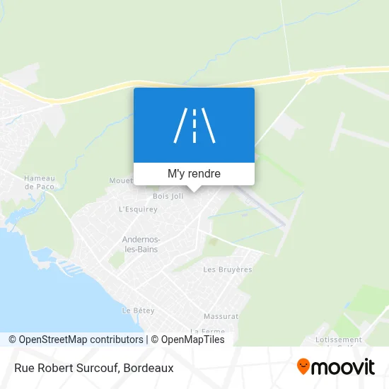 Rue Robert Surcouf plan