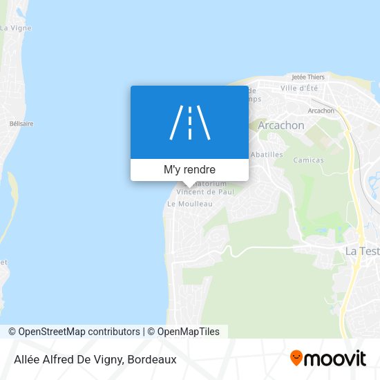 Allée Alfred De Vigny plan