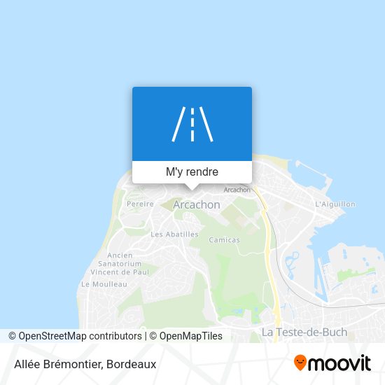 Allée Brémontier plan