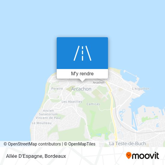 Allée D'Espagne plan