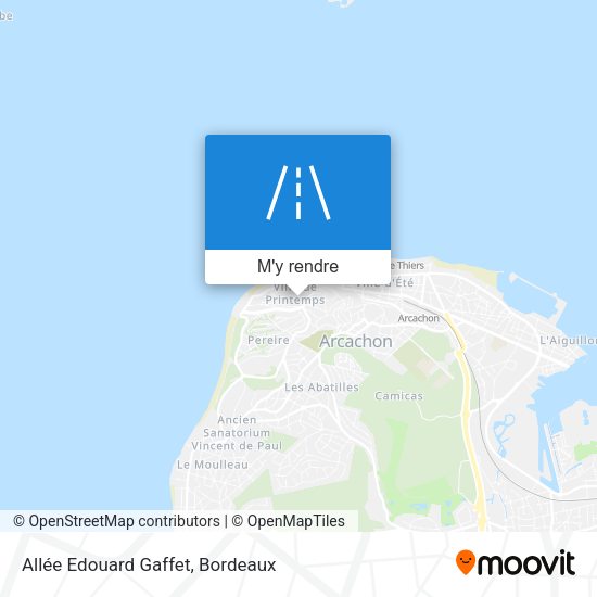 Allée Edouard Gaffet plan