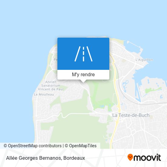 Allée Georges Bernanos plan