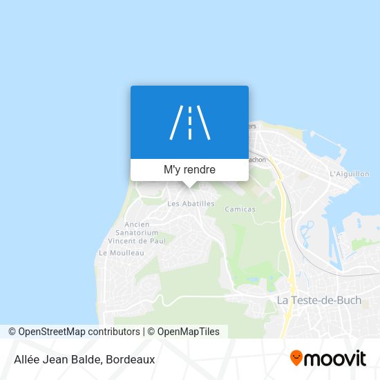 Allée Jean Balde plan