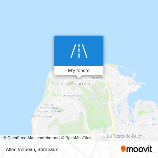 Allée Velpeau plan