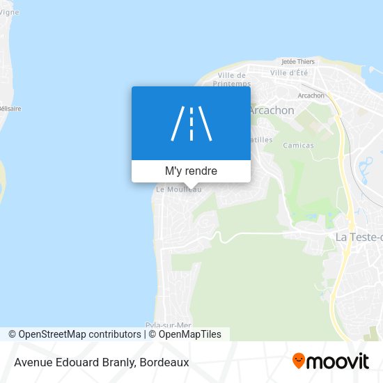 Avenue Edouard Branly plan