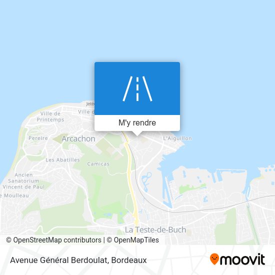 Avenue Général Berdoulat plan