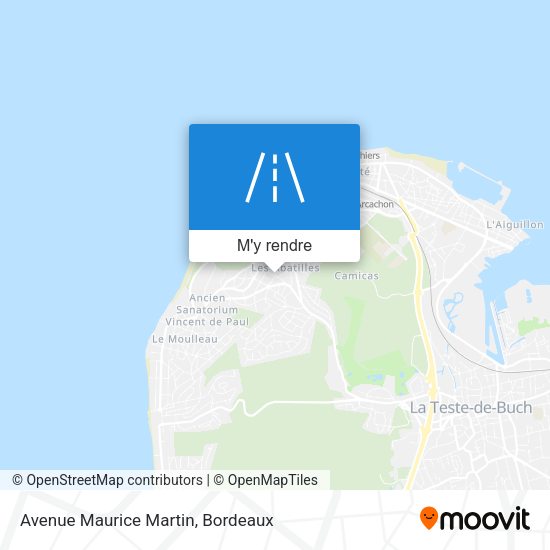 Avenue Maurice Martin plan
