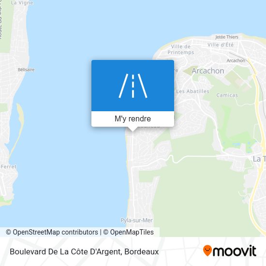 Boulevard De La Côte D'Argent plan