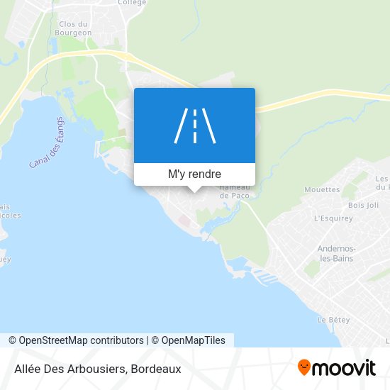 Allée Des Arbousiers plan