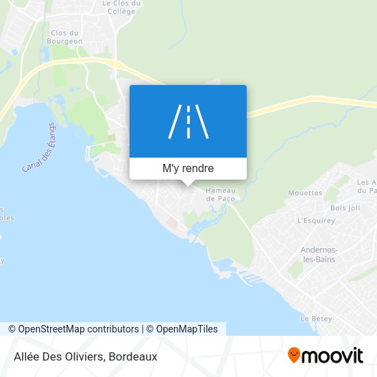Allée Des Oliviers plan