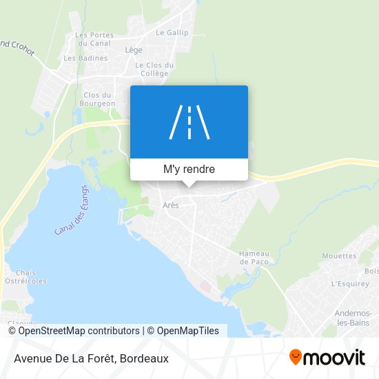Avenue De La Forêt plan