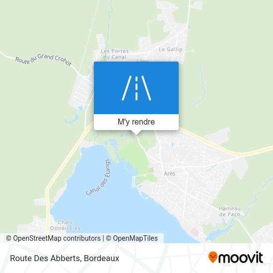 Route Des Abberts plan