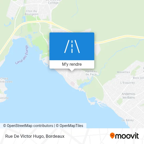 Rue De Victor Hugo plan