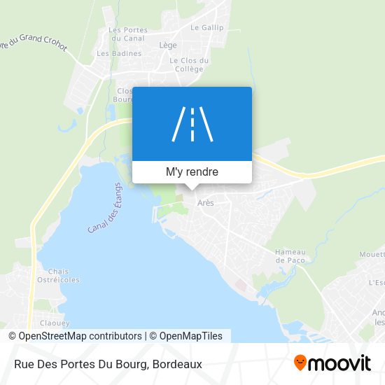 Rue Des Portes Du Bourg plan