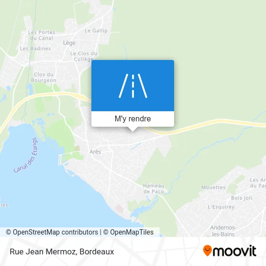 Rue Jean Mermoz plan