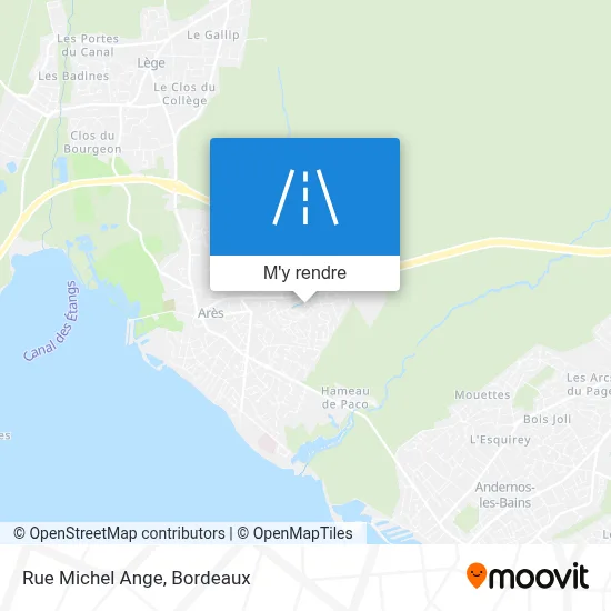 Rue Michel Ange plan