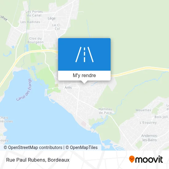 Rue Paul Rubens plan