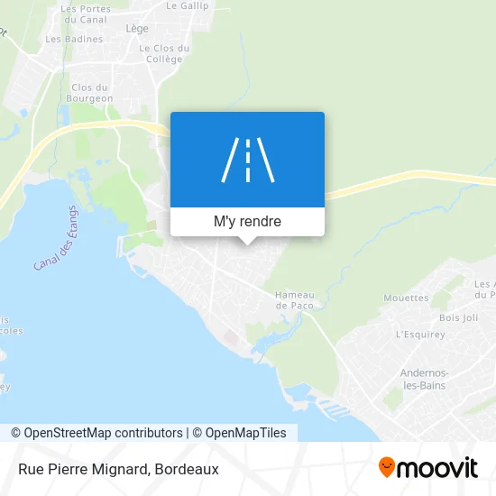 Rue Pierre Mignard plan