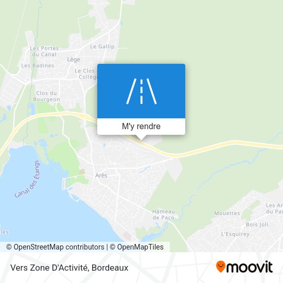 Vers Zone D'Activité plan