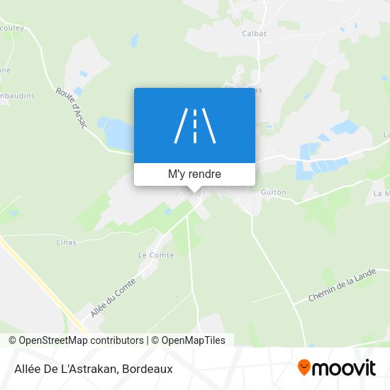 Allée De L'Astrakan plan