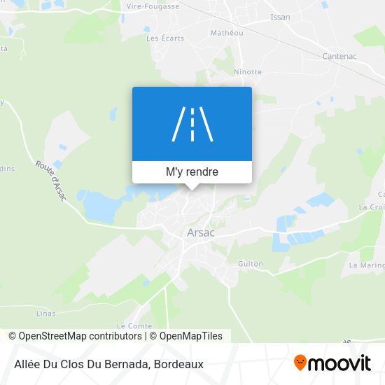 Allée Du Clos Du Bernada plan