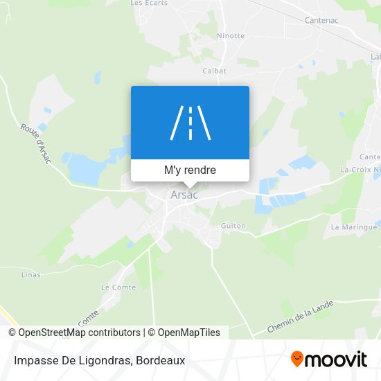 Impasse De Ligondras plan