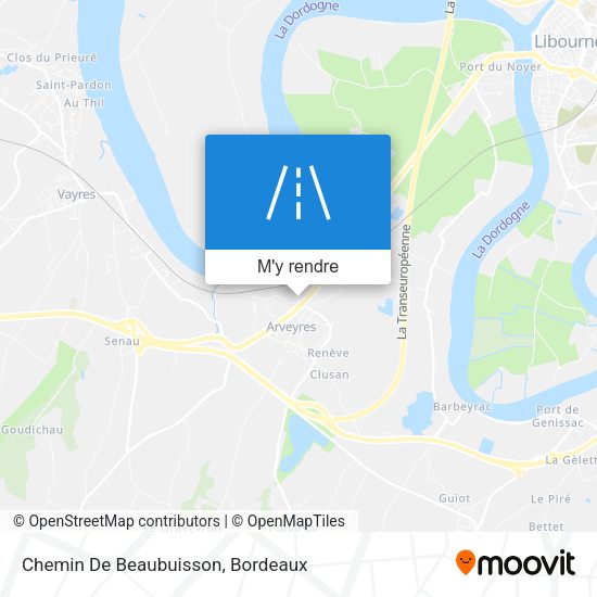 Chemin De Beaubuisson plan