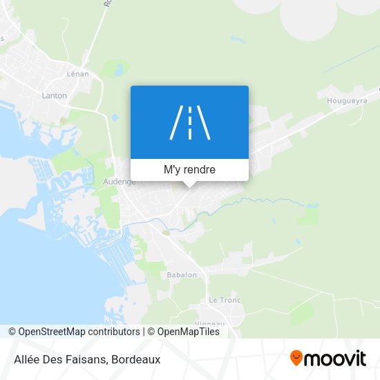 Allée Des Faisans plan
