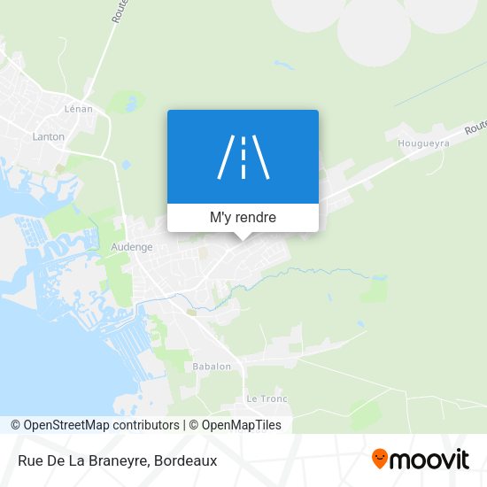Rue De La Braneyre plan