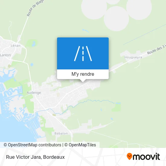 Rue Victor Jara plan